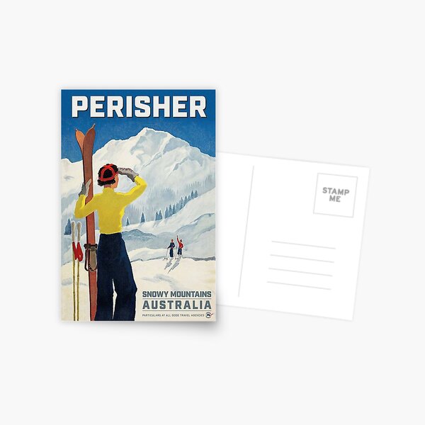 Item preview, Perisher snowy mountains australia designed and sold by heymate.