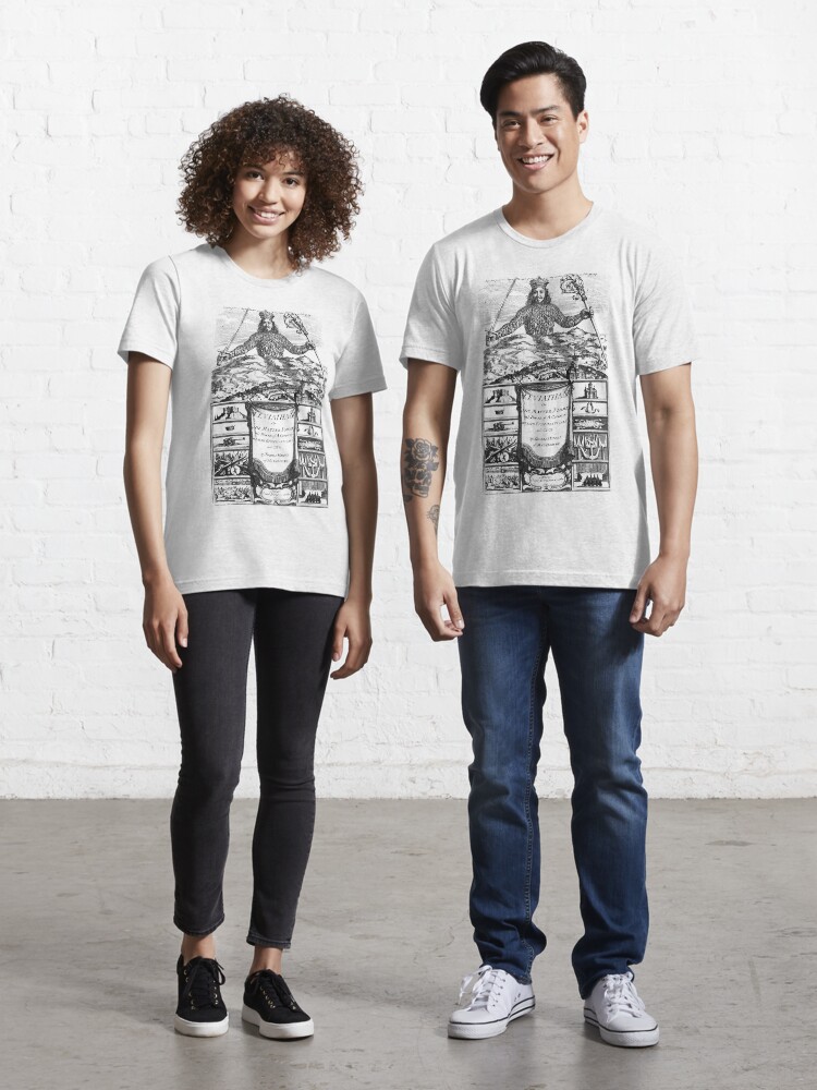 Und Gilt Als Eines Der Fruhesten Und Einflussreichsten Beispiele Der Gesellschaftsvertragstheorie Dies Ist Ein Titelbild Des Buchstichs Von Abraham Bosse T Shirt Von Ofmooseandmen Redbubble