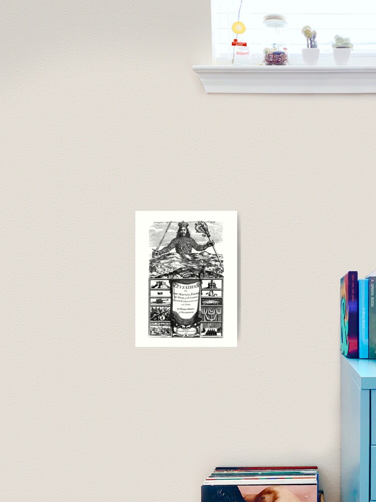 Und Gilt Als Eines Der Fruhesten Und Einflussreichsten Beispiele Der Gesellschaftsvertragstheorie Dies Ist Ein Titelbild Des Buchstichs Von Abraham Bosse Kunstdruck Von Ofmooseandmen Redbubble