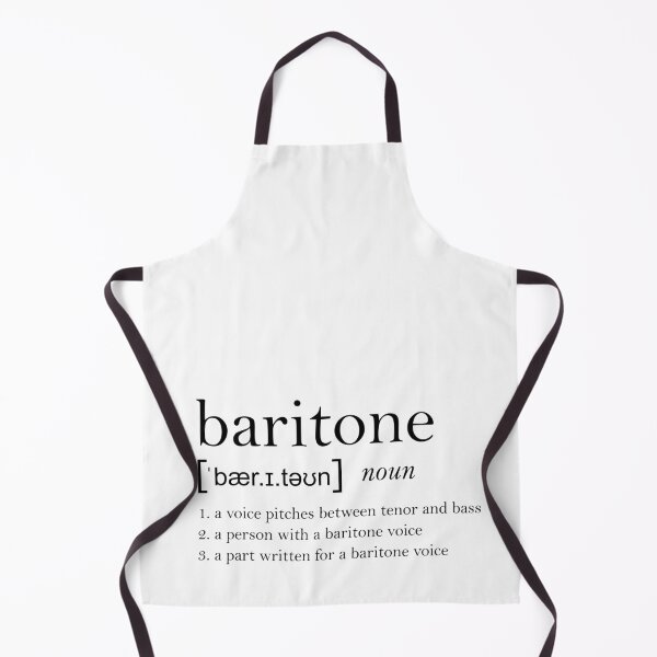 Item preview, Baritone Dictionary Definition designed and sold by operaqueen.