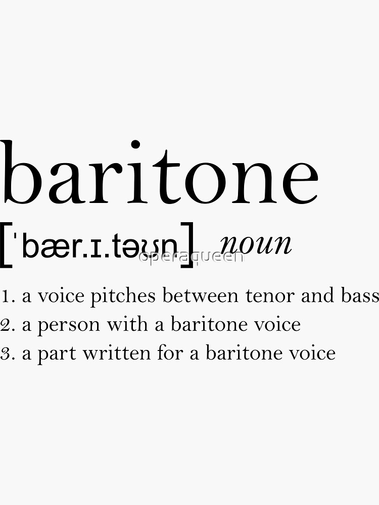 baritone aftermath meaning