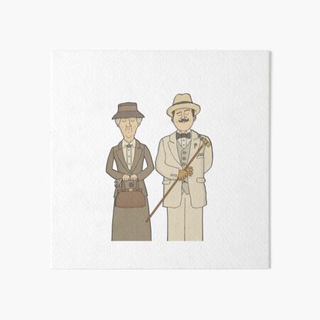 Marple and Poirot Art Board Print