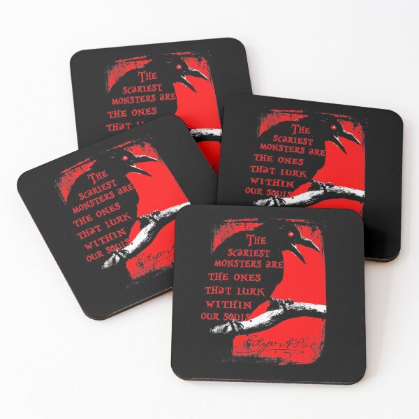 Item preview, Edgar Allan Poe Quotes Horror Macabre Literary Poet Author Gift designed and sold by TopTeeShop.
