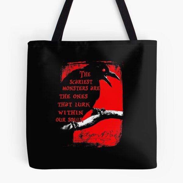 Item preview, Edgar Allan Poe Quotes Horror Macabre Literary Poet Author Gift designed and sold by TopTeeShop.