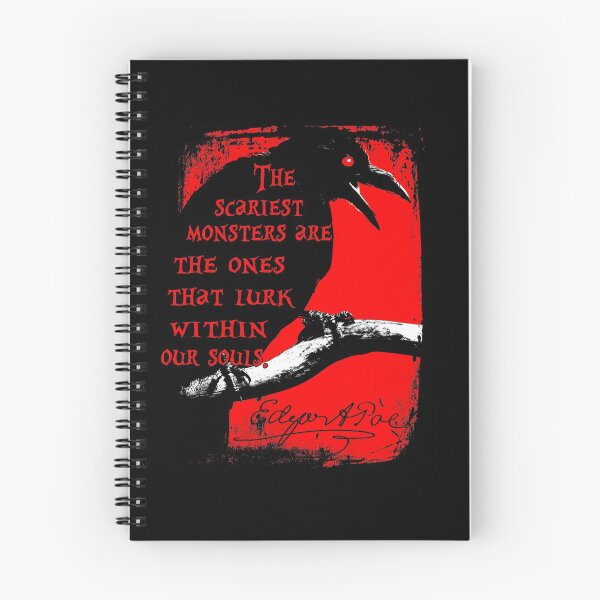 Item preview, Edgar Allan Poe Quotes Horror Macabre Literary Poet Author Gift designed and sold by TopTeeShop.
