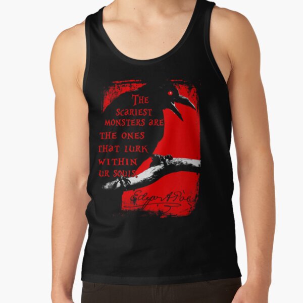 Edgar Allan Poe Quotes Horror Macabre Literary Poet Author Gift Tank Top