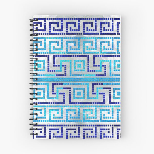 Item preview, Mosaic Greek Meander Greek Key Ornament  designed and sold by k9printart.