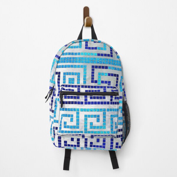 Item preview, Mosaic Greek Meander Greek Key Ornament  designed and sold by k9printart.