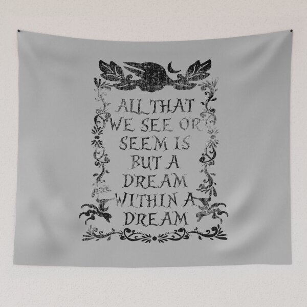 Item preview, Edgar Allan Poe Quotes Horror Macabre Literary Poet Author Gift designed and sold by TopTeeShop.