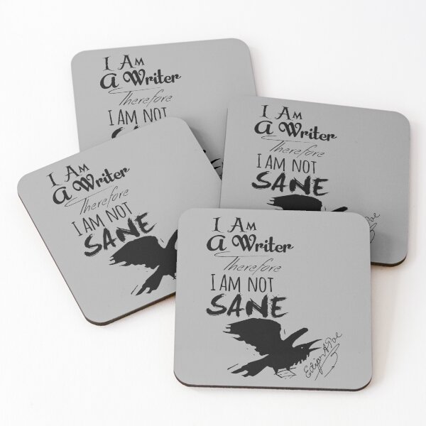 Item preview, Edgar Allan Poe Quotes Horror Macabre Literary Poet Author Gift designed and sold by TopTeeShop.