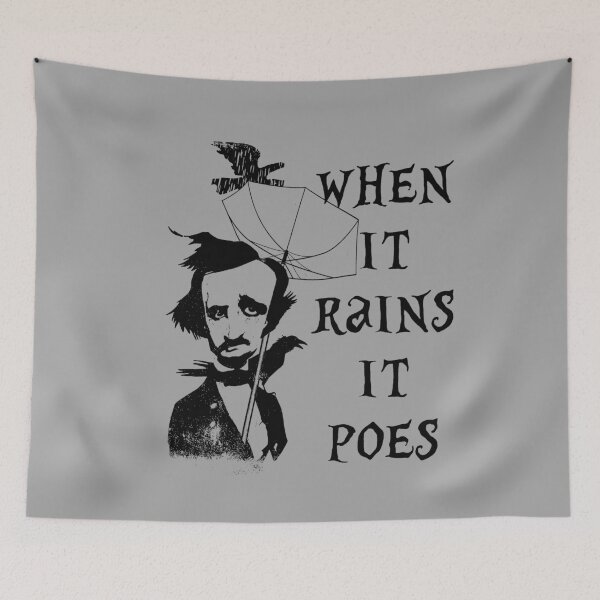 Item preview, Edgar Allan Poe Quotes Horror Macabre Literary Poet Author Gift designed and sold by TopTeeShop.