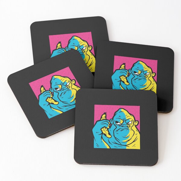 Item preview, Gorilla monkey with banana designed and sold by DerSenat.