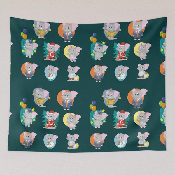 Item preview, elephent designed and sold by ArtHeaven6.