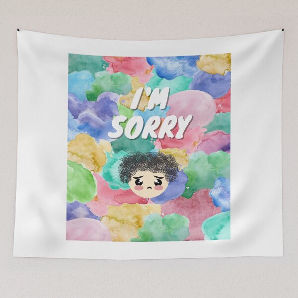 Item preview, i'm sorry watercolour designed and sold by g v.