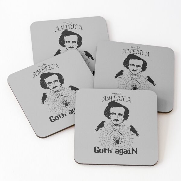Item preview, Edgar Allan Poe Quotes Horror Macabre Literary Poet Author Gift designed and sold by TopTeeShop.