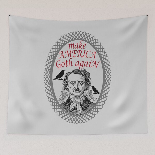 Item preview, Edgar Allan Poe Quotes Horror Macabre Literary Poet Author Gift designed and sold by TopTeeShop.