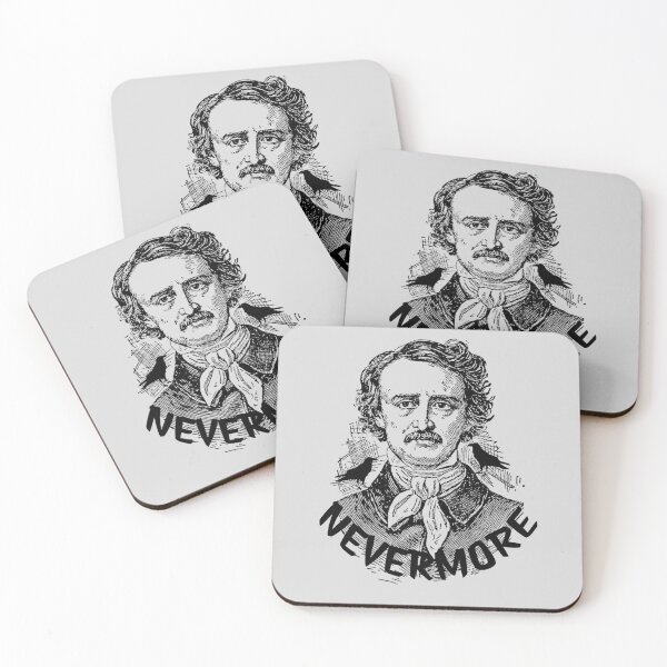 Item preview, Edgar Allan Poe Quotes Horror Macabre Literary Poet Author Gift designed and sold by TopTeeShop.