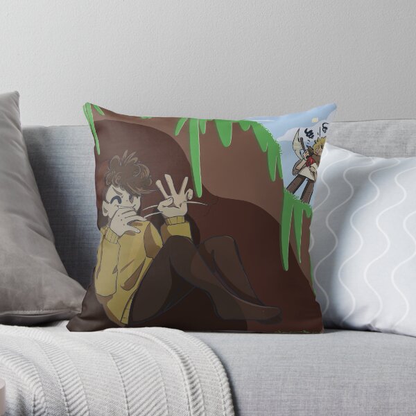 Tommy and Wilbur Throw Pillow