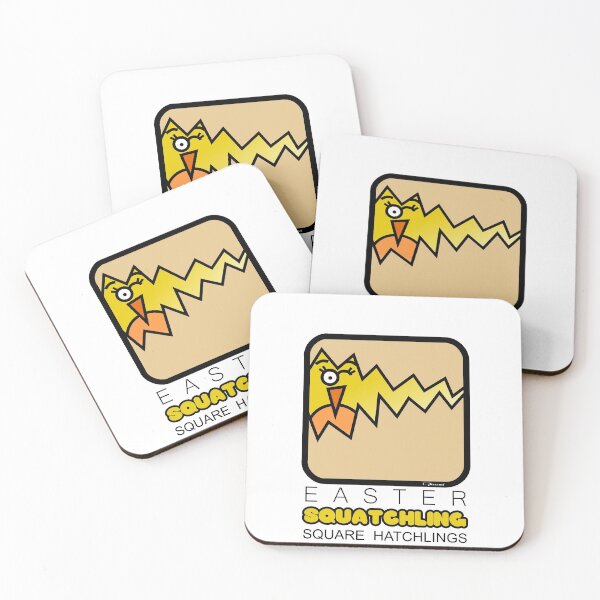 Item preview, Easter Hatchling Retro Square Squatchling designed and sold by Quooki.