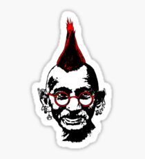 Punk Gandhi Sticker