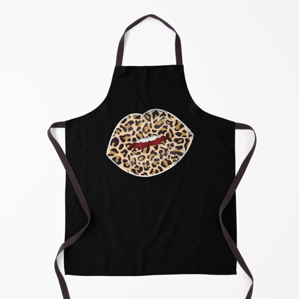 Item preview, leopard lips distressed designed and sold by Space Art.