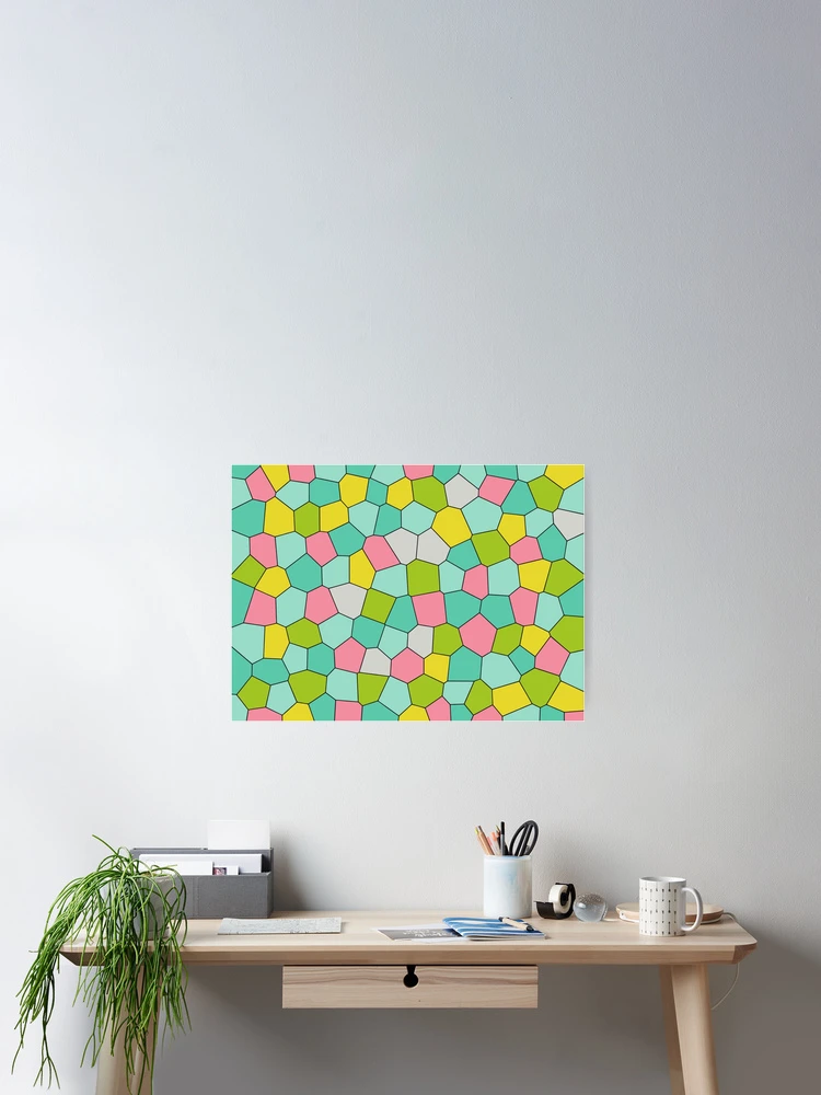 Thumbnail 2 of 3, Poster, Fancy Colorful Pattern designed and sold by MagicSpread.