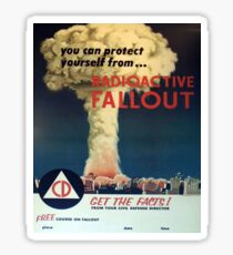 Vous pouvez vous protéger contre ... Fallout radioactif! Sticker
