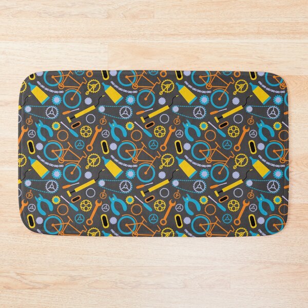 Item preview, Bicycle tools on gray designed and sold by shushunya13.