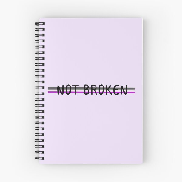 Item preview, "Not Broken" Asexual Pride Design  designed and sold by ForTheFrogWar.