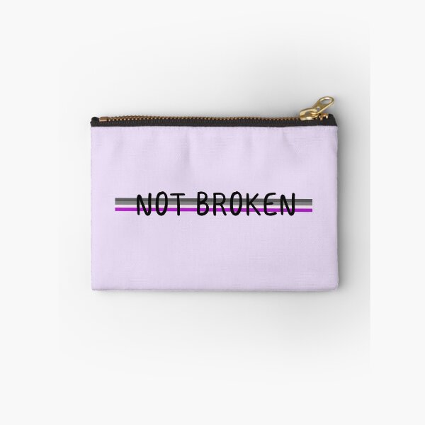 Item preview, "Not Broken" Asexual Pride Design  designed and sold by ForTheFrogWar.