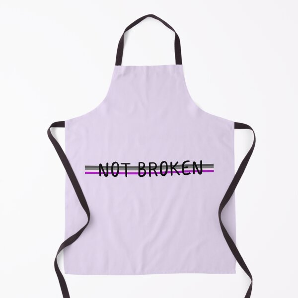 Item preview, "Not Broken" Asexual Pride Design designed and sold by ForTheFrogWar.