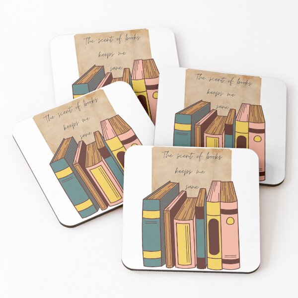 Item preview, The Scent of Books Keeps Me Sane - Bookish Sticker designed and sold by vela-ramhorn.