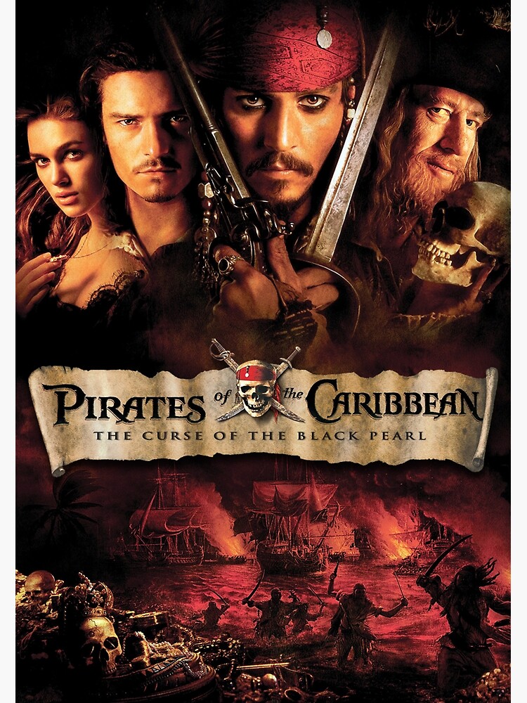 Discover Pirates of the Caribbean The Curse of the Black Pearl Premium Matte Vertical Poster
