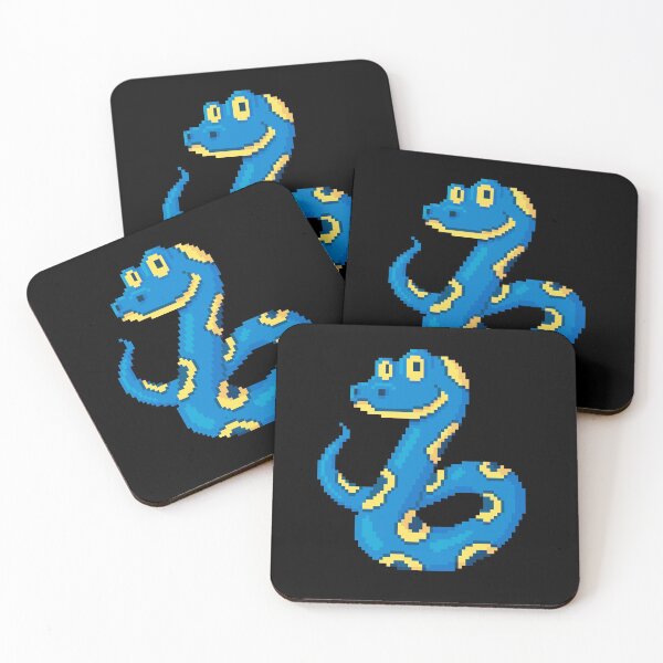 Item preview, Python - Software development - Cute Snake - Pixel art designed and sold by Deadlypixel.