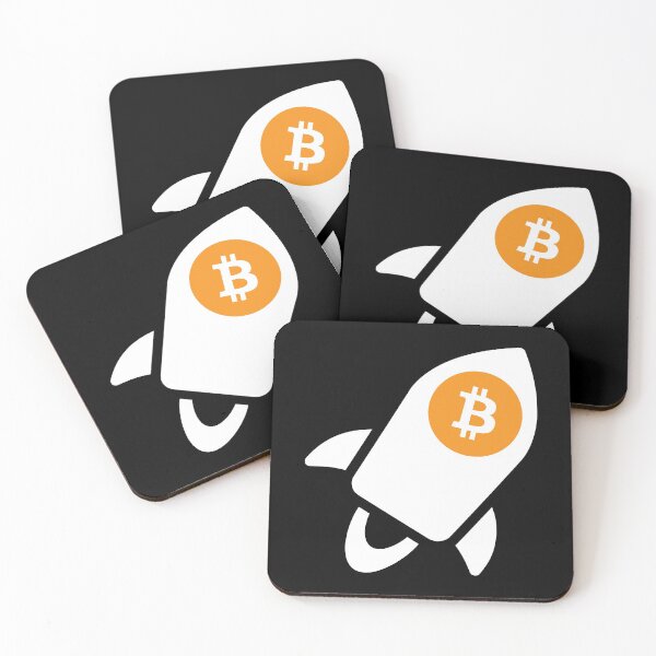 Item preview, White Bitcoin Rocket designed and sold by AeroAstro.
