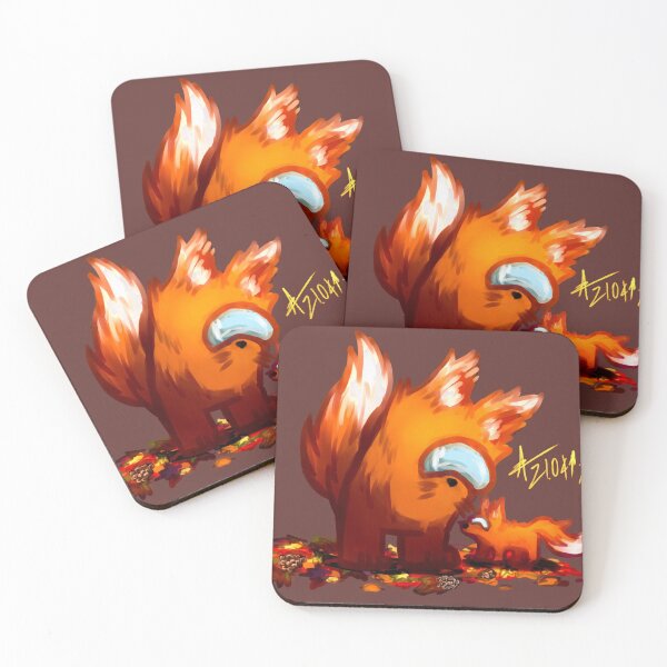 Artikelvorschau, Among Us Orange Fox entworfen und verkauft von Xenyra.