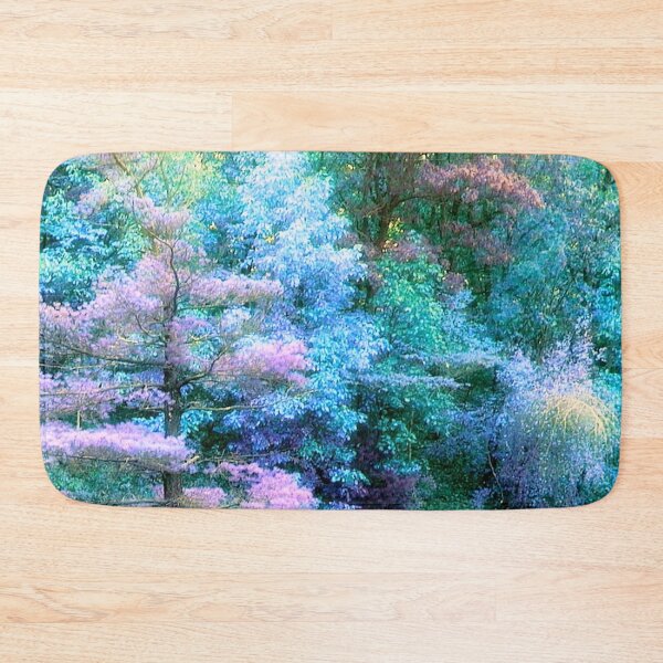 Item preview, Fantasy Enchanted Pastel Forest Pink Blue Green Violet designed and sold by JariHawk.