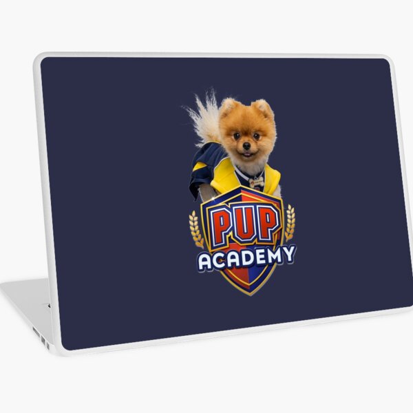 Pup Academy Show Laptop Skin By Oldschool Kids Redbubble