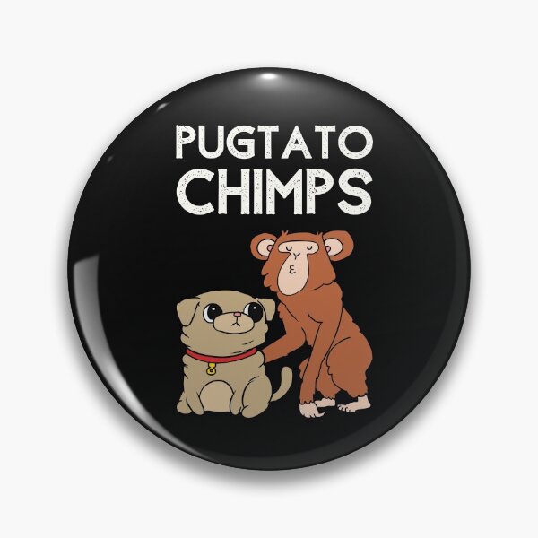 Item preview, PUGTATO & CHIMPS designed and sold by LaughingMonkey.