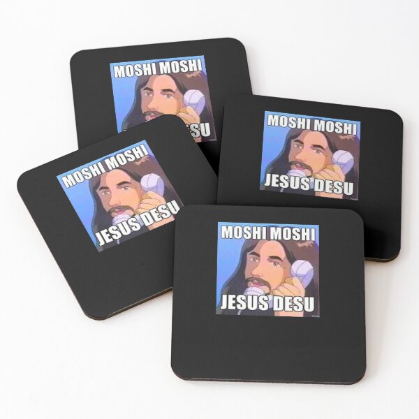 Item preview, Moshi moshi Jesus desu designed and sold by NomiBee.