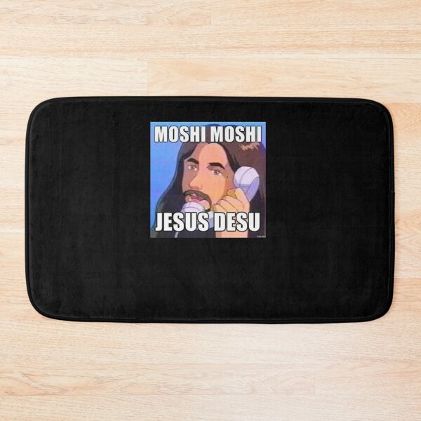 Item preview, Moshi moshi Jesus desu designed and sold by NomiBee.
