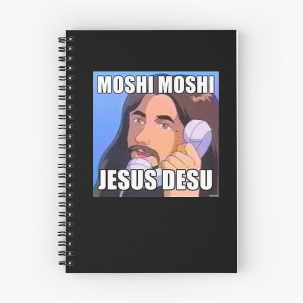 Item preview, Moshi moshi Jesus desu designed and sold by NomiBee.