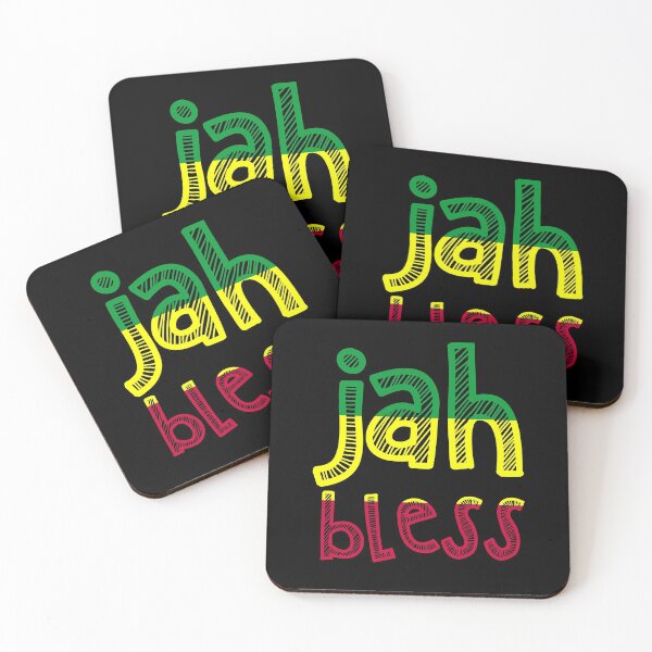 Item preview, Jah Bless Rasta Flag Reggae Roots Jamaica Gift designed and sold by JukeLox.