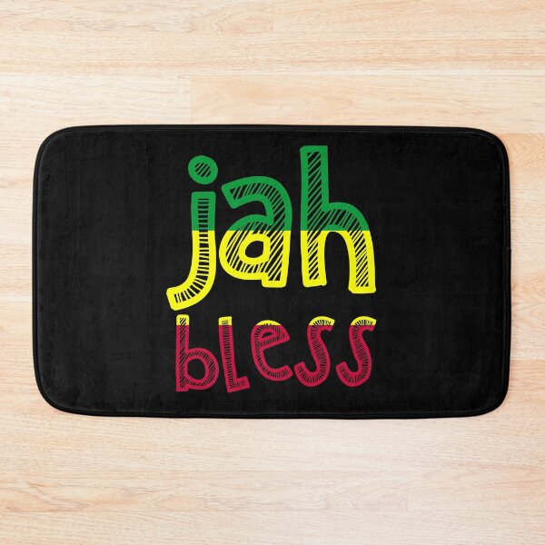Item preview, Jah Bless Rasta Flag Reggae Roots Jamaica Gift designed and sold by JukeLox.