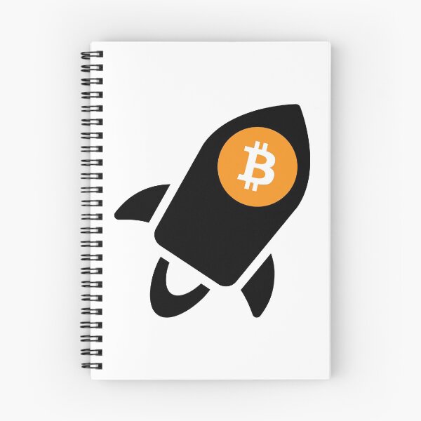 Item preview, Black Bitcoin Rocket designed and sold by AeroAstro.