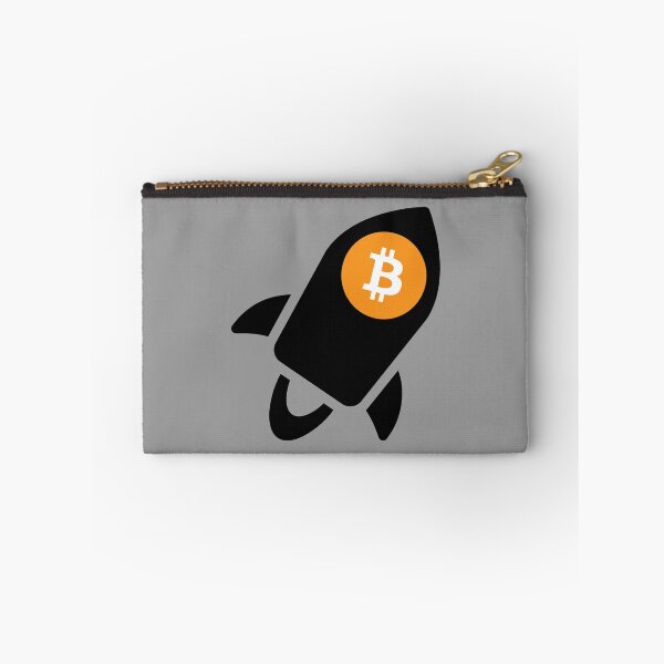 Item preview, Black Bitcoin Rocket designed and sold by AeroAstro.
