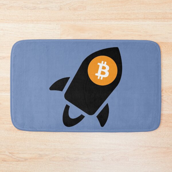 Item preview, Black Bitcoin Rocket designed and sold by AeroAstro.