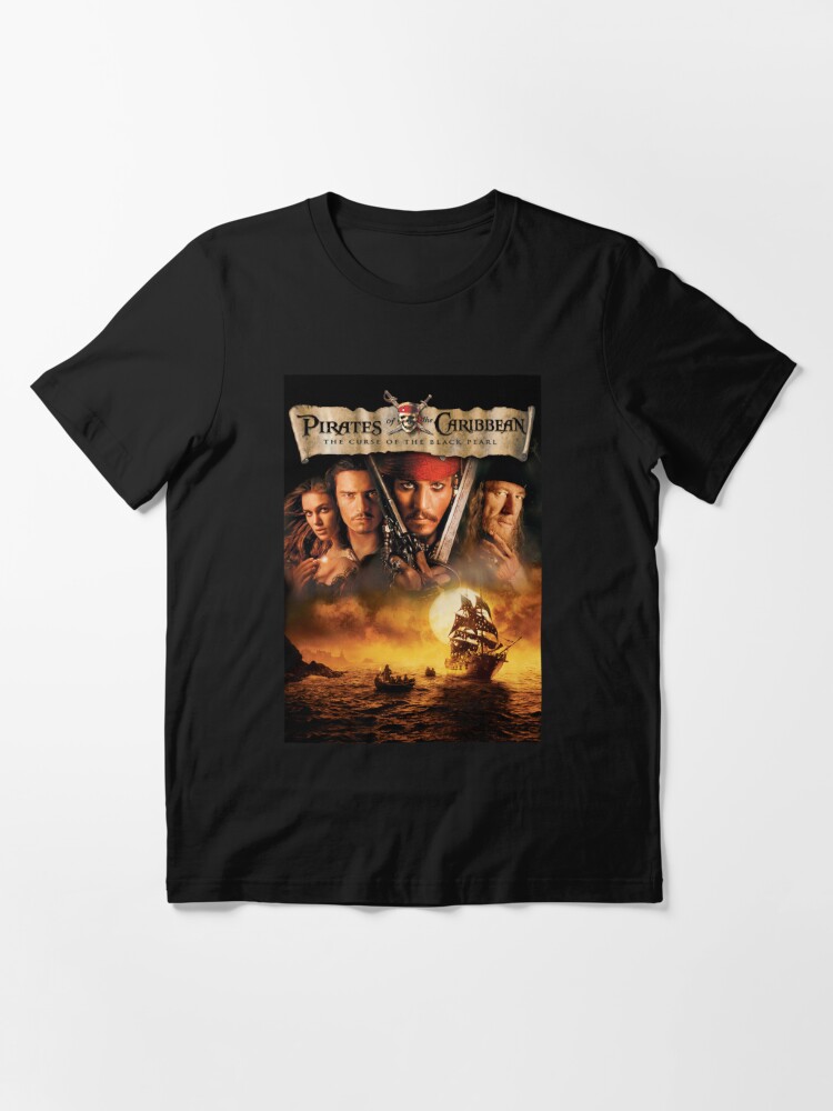 Pirates of the Caribbean The Curse of the Black Pearl  Essential T-Shirt  for Sale by Zig-toZag