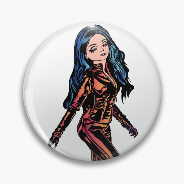 Item preview, Sexy Girl in Latex with Blue Hair designed and sold by GoldCollection.