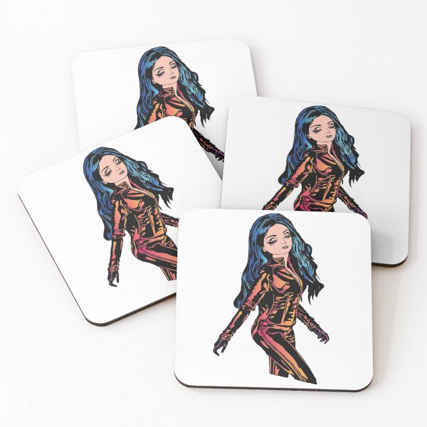 Item preview, Sexy Girl in Latex with Blue Hair designed and sold by GoldCollection.